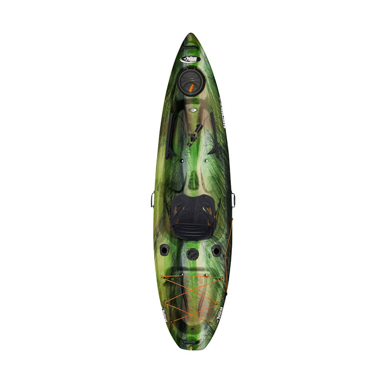 Pelican - BassCreek 100XP - Angler Fishing Kayak - 10 ft - Olive Camo 