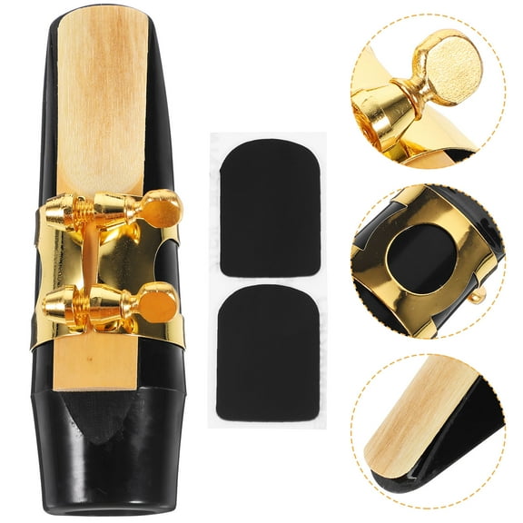 ROMANSENTIAL 1 Set Professional Alto Sax Mouthpiece With Multi Color For Musicians