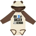 thumbnail image 3 of Inktastic My 1st Soccer Season Boys Long Sleeve Baby Bodysuit, 3 of 5