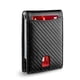thumbnail image 1 of Men's Ultra in Leather Wallet - RFID Blocking Bi fold Front Pocket Wallet - Carbon Fiber Black+Carbon Fiber Black Inner, 1 of 5