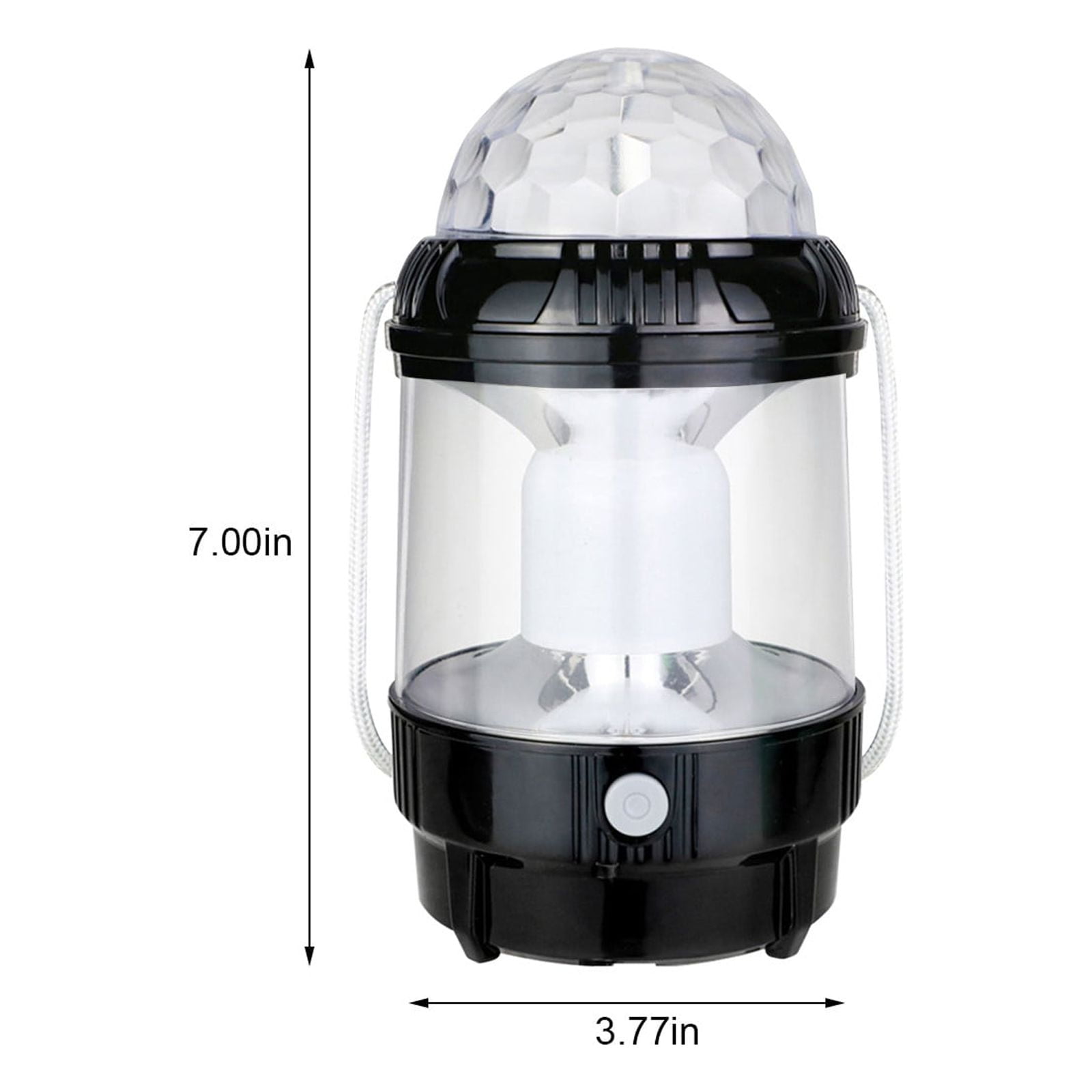 hengsof Solar-Powered LED Camping Lantern with USB Charging – 1000mAh Lithium Battery, Rotatable Handle, Polished Finish – Multi-Use Spotlight for Camping, Fishing, Emergency & Outdoor