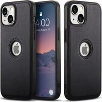 For Apple iPhone iPhone 14 (6.1'') 2022 Leather Case Thin Flexible Soft Grip Luxury Vgean PU Leather Cover Durable Anti-Scratch Full Phone Cases Compatible with iPhone 14 6.1"