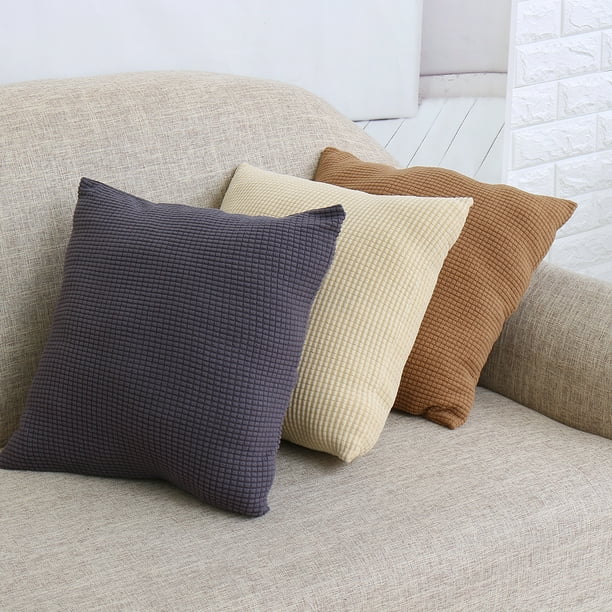 Throw Pillow Case Square Pillow Cushion Cover Thickened Polar Fleece
