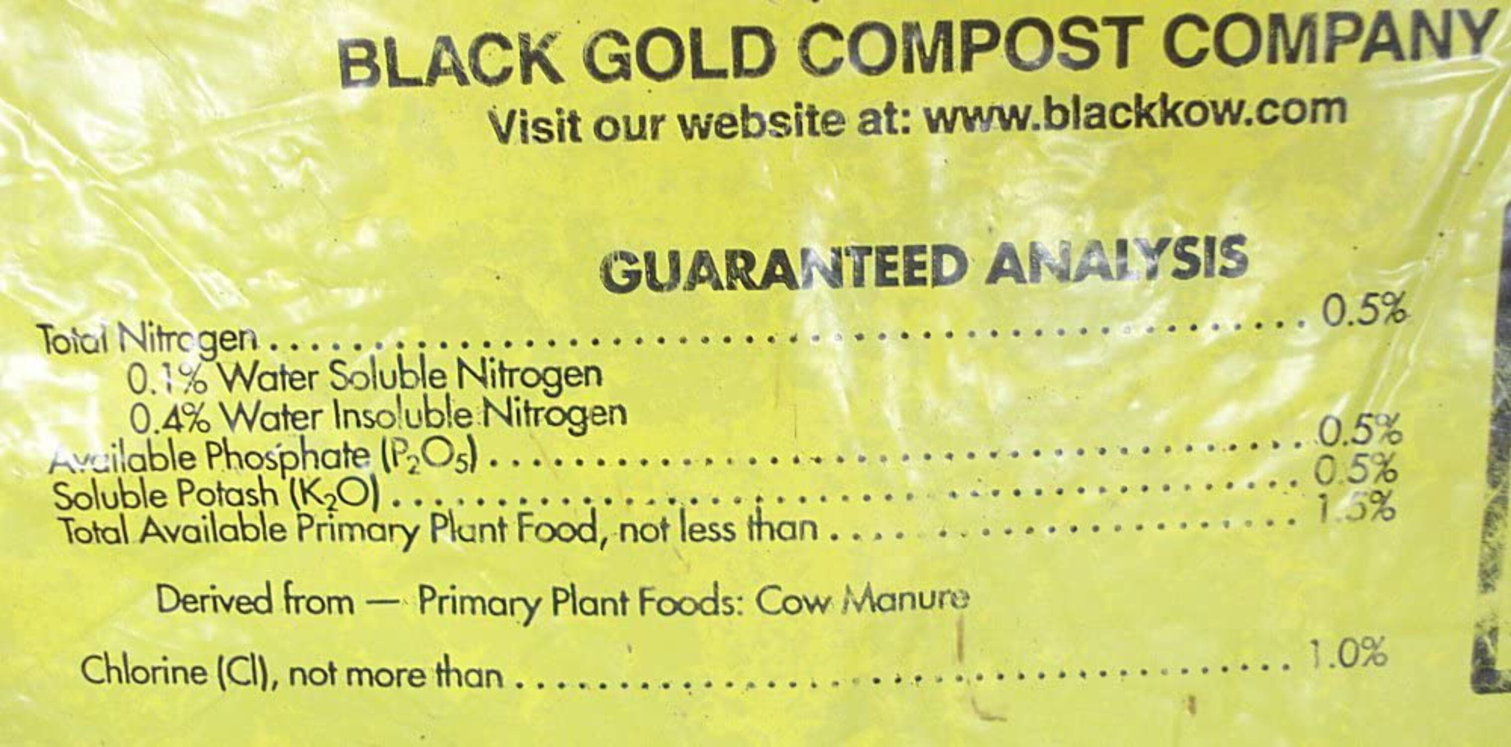 Black Kow Composted Cow Manure Organic Fertilizer, 1 cu ft with Beneficial Microbes