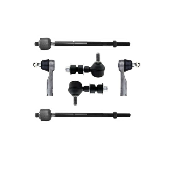 6 Pc Front Sway Bar Link Outer Inner Tie Rod Ends Suspension Kit Fits select: 1995-2006 NISSAN SENTRA, 1995-1998 NISSAN 200SX