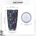 thumbnail image 4 of Rocae Colorful Dreamcatcher1 for 20 Ounces Stainless Steel Insulted Tumbler Car Cup Drink Mug Inspirational Graduate Present-Straw Two-piece Set, 4 of 8
