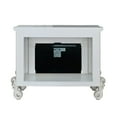 thumbnail image 4 of Acme Furniture Versailles Freestanding Electric Fireplace, Bone White Finish ( 1Pc/1Ctn ), 4 of 5