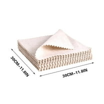 Qnjujn Cleaning Cloth Microfiber Towel, Thickened Cleaning Rag, Instant Polishing Cloth, Glass Cleaning Cloth, Household Cleaning Rag, Lint Free Streak Free Cloth for Car Mirrors Stainless Steel Use