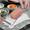 thumbnail image 3 of Kit de moldes Musubi MIUQILAIY, transparente, 3 unidades con cortador de carne para almuerzos, 3 of 6