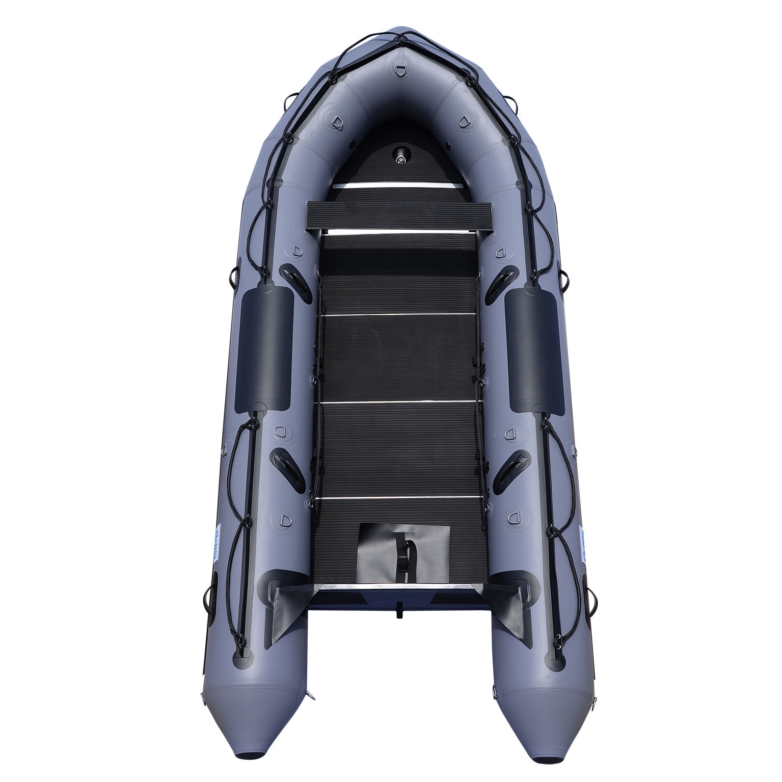 BRIS 1.2mm PVC 14.5 ft Inflatable Boat Inflatable Fishing Pontoon Dinghy Boat
