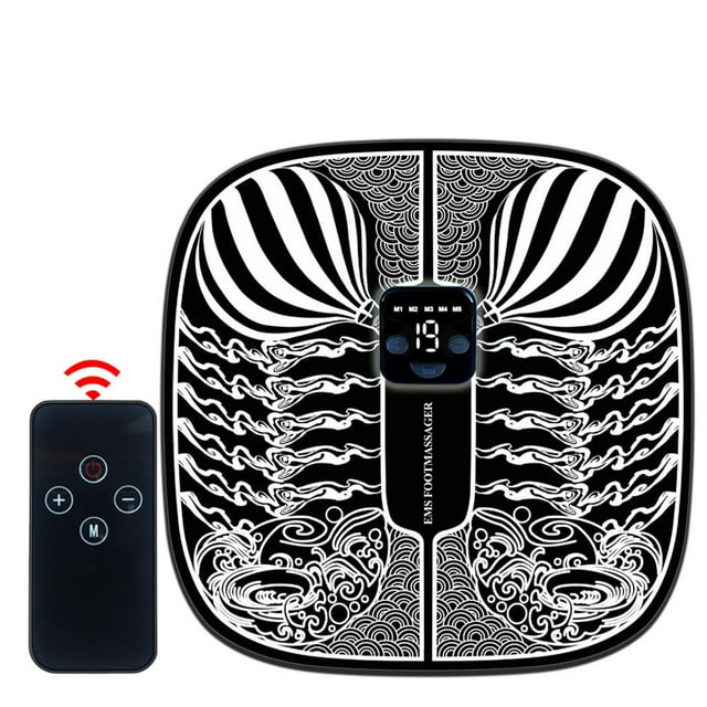 EGNMCR Smart Display Massage Foot Pad Home USB Charging Acupuncture Foot Massage Foot massage pad