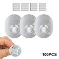 thumbnail image 2 of BTOER Pack of 100 Plaster Washers Screw Set -/4Inch Washers And .57Inch Screw, 2 of 8