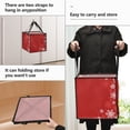 thumbnail image 2 of Home Organizer Foldable Fabric Storage Bin With Handle Winter Christmas, 2 of 7