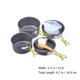 thumbnail image 3 of 1 juego de utensilios de cocina para acampar, kit portátil para exteriores, juego de ollas y sartenes de alúmina, 3 of 7