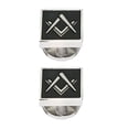 thumbnail image 2 of Gemelos para camisa de esmoquin, gemelos clásicos para hombres, gemelos de metal para de negocios, aniversario de boda, 2 uds., 2 of 8