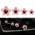 thumbnail image 6 of 4 Pcs Car Air Freshener Vent Clip Plastic Small Daisy Interior Car Accessories, 6 of 9