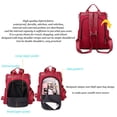 thumbnail image 4 of Mochilas Oxford para mujer, bolsas impermeables para mujer, mochila de hombro para ordenador portátil, mochila de colegio para chicas adolescentes retro, bolsos para señora, 4 of 5