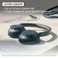 Sony WH-CH720N-Noise Canceling Wireless Bluetooth Headphones- Black ...