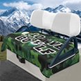 thumbnail image 2 of HUIACONG Golfs Club Printing Golf Cart Covers Seat Anti-Slip Universal Seat Covers for Golf Cart Foldable Easy to Disassemble Compatible with Most 2-Person Seats Club Car, 2 of 7