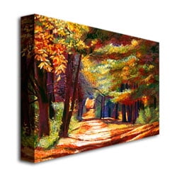 Trademark Art "September Song" Canvas Wall Art by David Lloyd Glover