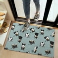 thumbnail image 2 of Black Corgi Door Rugs,Washable Non Slip Door Mats Indoor,Decorative Door Mats,Entry Mat Indoor for Entrance,Bedroom,Kitchen,Bathroom,20"x32", 2 of 6