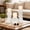 White, variant on MODE HOME Farmhouse Wooden Candle Holders for Pillar Candles, Set of 3 Vintage Wooden Beaded Candle Holder, Tall Candle Stand Decorative for Living Room, Table Centerpiece (Natural)