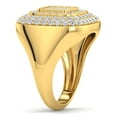 thumbnail image 2 of 3Ct Men's Diamond Ring Wide High Polished Anniversary Band White or Yellow Gold, 2 of 4