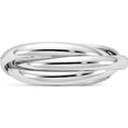 thumbnail image 3 of 14K White Gold Polished Rolling Ring (Size 5) Made In United States rr2-5, 3 of 5