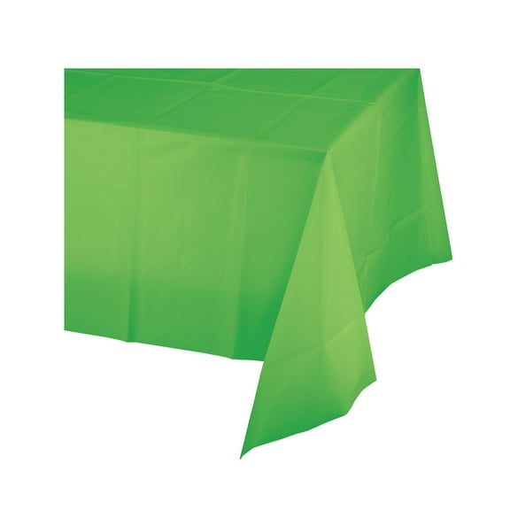 Citrus Green Plastic Tablecover 54 x 108