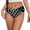 Black, variant on Womens Swim Bottoms Women's Dot Bikini Bottom Front Swimsuit Ruched Bathing Suit Bottoms Black L