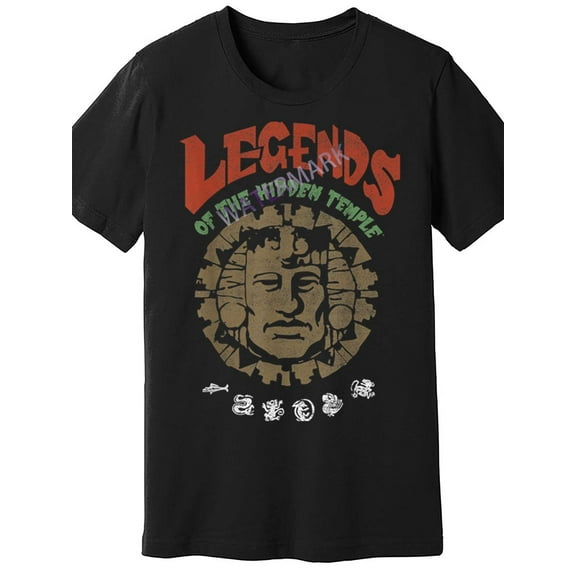 Legends of the Hidden Temple Vintage Poster 302038 funny Men'S Short Sleeve T-shirt black AM