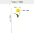 thumbnail image 3 of FXMLRLK 10 Pcs Fake Plants Dandelion Flowers Decoration,Artificial Plant Plastic Greenery Faux Outdoor Indoor Home Garden Party Room Bedroom Bathroom office Wedding Table Centerpiece DIY Decor,Yellow, 3 of 8