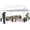 White, variant on Eurmax USA 10'x20' Ez Pop Up Canopy Tent with Heavy Duty Roller Bag,Bonus 6 Sand Weights Bags (White)