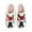 A, variant on Christmas Slippers for Men Size 10 Fuzzy Cute Outdoor Indoor Slippers Xmas Santa Reindeer Letter Print Fashion Winter Shoes (Red & White, D)