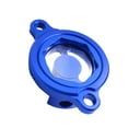 thumbnail image 1 of Accesorios duraderos del alto rendimiento de los recambios de la tapa de la cubierta del filtro de aceite de la motocicleta Azul, 1 of 8