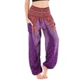 thumbnail image 3 of SWSMCLT Women's High Waist Harem Pants Yoga Lightweight Comfy Loose Boho Yoga Pants Thin Ankle Running Trousers Patterned111 Small-X-Large, 3 of 4