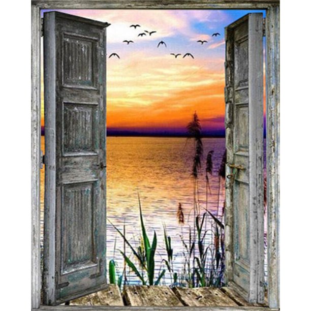 Kit de pintura de diamante 5D taladro redondo completo abstracto manualidades de arte DIY imagen de mosaico Hugtrwg Para estrenar