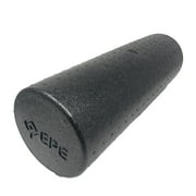EPE USA High Density 18" Black Foam Roller for Exercise, Yoga, Muscle Back Pain Massage