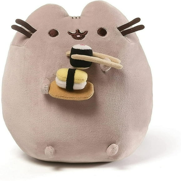 EIMELI Pusheen Snackables Sushi Chopsticks Plush Stuffed Animal Cat 7”