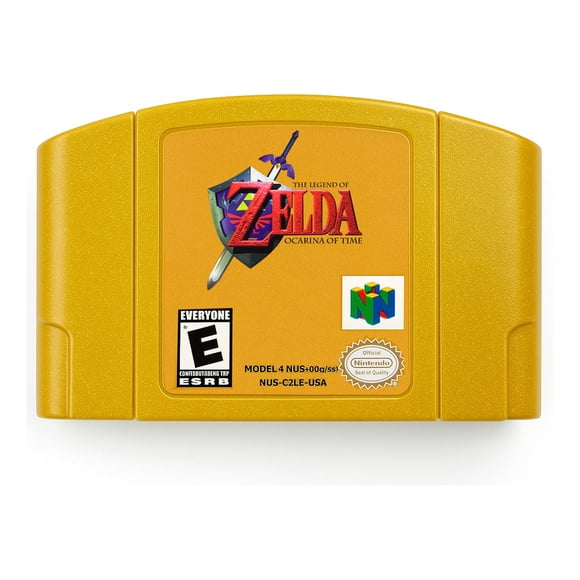 The Legend Of Zelda Ocarina Of Time N64 Español Dorado