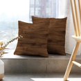 thumbnail image 6 of LALILO Throw Pillow Covers Grunge Wood Wood Wooden Wall Backdrop Floor Cushion Cover 18" x 18", 2 Pack, 6 of 6