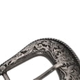 thumbnail image 2 of Boucle de ceinture en alliage sculptée à la main de style vintage pour accessoires de selle de collier, diamètre intérieur de 40 mm, 2 of 4