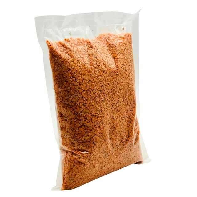 Kasturi Masoor Dal Lentilles Rouges Gramme Décortiqué – Véganes non-OGM Non Polies Lentilles Riches en Protéines pour la Cuisson, les Soupes, les Currys, les Repas Quotidiens et une Alimentation Saine (2Lbs / 908 g/ 32Oz)