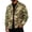 Brown, variant on Mens Corduroy Jacket Loose Fit Casual Shirt Jacket Turn Down Collar Long Sleeve Button Front Camouflage Print Outerwear Purple 3XL