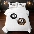 thumbnail image 2 of Erosebridal Billiard Bed Spread Queen Vintage Queen Coverlet Set, White Solid 3-Piece 1 Quilt and 2 Pillowcases, 2 of 7