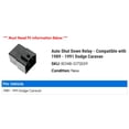 thumbnail image 2 of Auto Shut Down Relay - Compatible with 1989 - 1991 Dodge Caravan 1990, 2 of 2