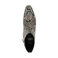 thumbnail image 4 of Franco Sarto Women's Grey Snake Print Faux Leather Alexandria Ankle Boots 9.5M, 4 of 5