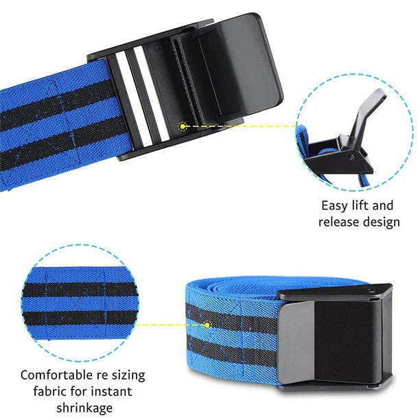 Bandas de restricción del flujo sanguíneo para mujeres glúteos femeninos BFR banda elástica de restricción del flujo sanguíneo torniquetes de entrenamiento físico 2 uds