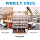 thumbnail image 5 of 4 Pcs Sliding Glass Door Ratchet Lock , Glass Door Lock , Cabinet Safety Lock For Glass Door Cabinet Display Drawer Cupboard Mail Box Door Showcase, 5 of 5
