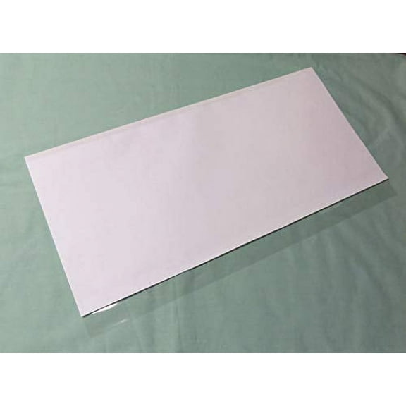 5 Pack 12" x 26" Brodart Just-A-Fold III Archival Book Covers - Adjustable, Clear Mylar